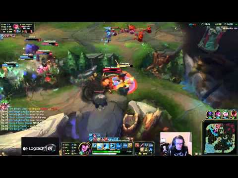 Bjergsen vs Xpecial - Yasuo vs Lulu Mid - League of Legends