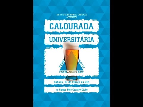CALOURADA UNIVERSITÁRIA 2016   OFICIAL