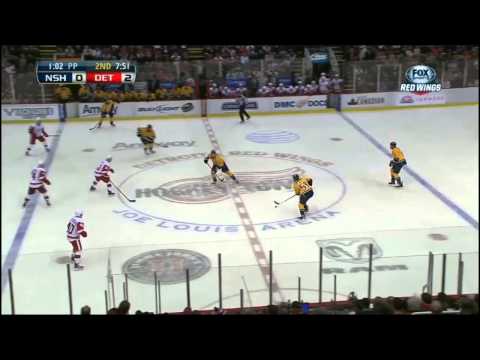 Detroit Redwings on the Penalty Kill vs Predators Feb 23 2013