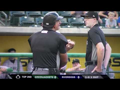 Augusta's Paoloni ejected from game after arguing ball hit him