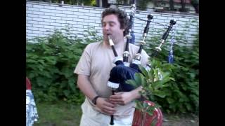 Lindsay Davidson plays on my Kintail bagpipe.