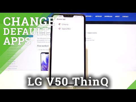 How to Change Default Apps in LG V50 ThinQ – Find Default Apps List