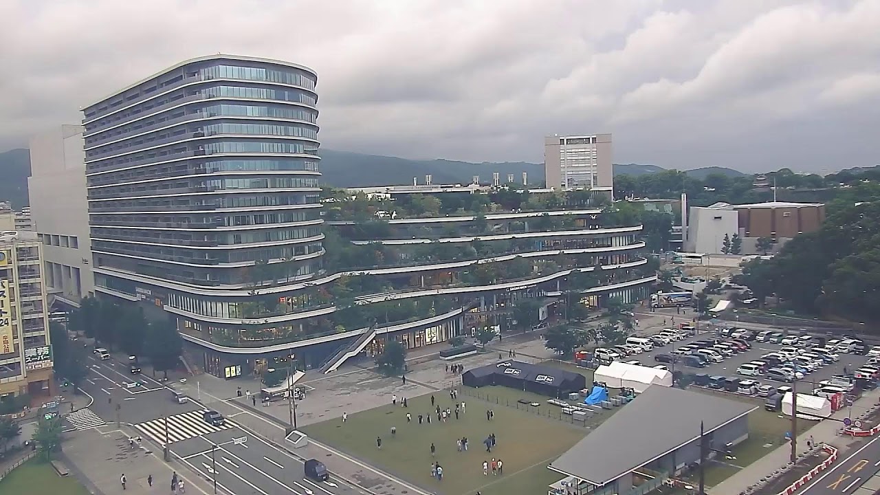 Live webcam view of SAKURA MACHI Bus Terminal & Plaza