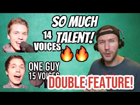 Roomie - One Guy, 14 Voices | One Guy, 15 Voices! DOUBLE VIDEO! [REACTION!!!]