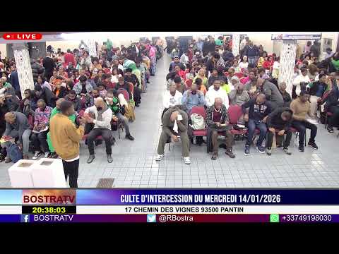 CULTE D'INTERCESSION DU MERCREDI 14/01/2026