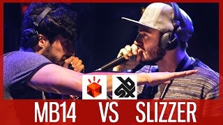 <3333 when u realize its just human voice ^^（00:14:57 - 00:17:31） - MB14 vs SLIZZER  |  Grand Beatbox LOOPSTATION Battle 2017  |  1/4 Final