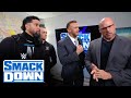 Nick Aldis Throws Jey Uso And Adam Pearce Out Of SmackDown SmackDown Highlights Oct 20 2023