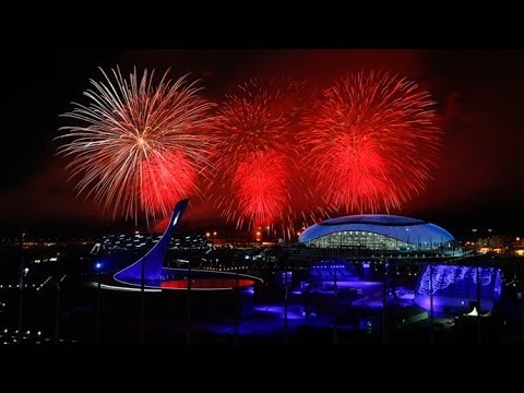 Olympisches Abschlussfeuerwerk [Video aus YouTube]