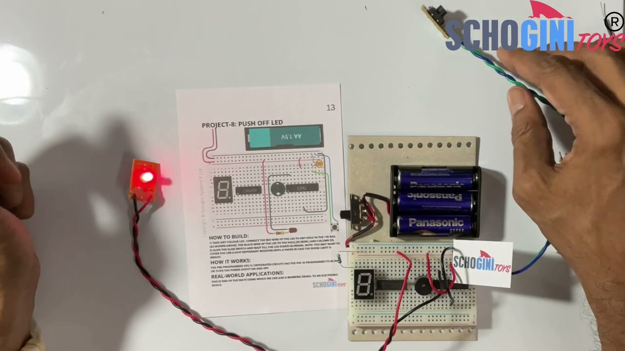 #602C - Project 08 - Push OFF LED