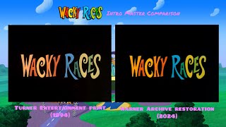 Wacky Races (1968-69): Intro Master Comparison