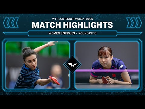 Elizabet Abraamian vs Zong Geman | WS R16 | WTT Contender Muscat 2026
