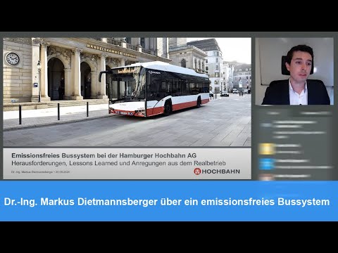 Markus Dietmannsberger von der Hochbahn über ein emissionsfreies Bussystem – "electrive.net LIVE"