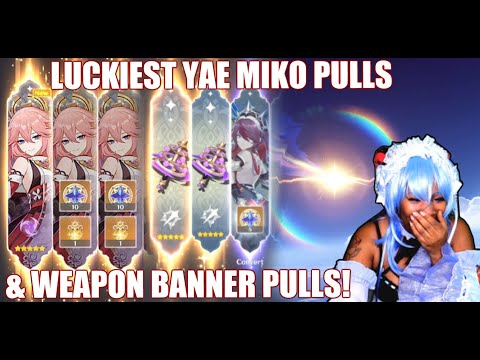 The LUCKIEST Yae Miko & Weapon Pulls You've Ever Seen! | Genshin Impact
