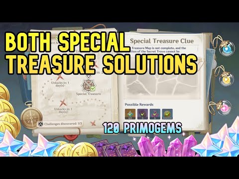 All Special Treasure Locations (120 PRIMOGEMS Day 1 & Day 2) - Inazuma Lost Riches