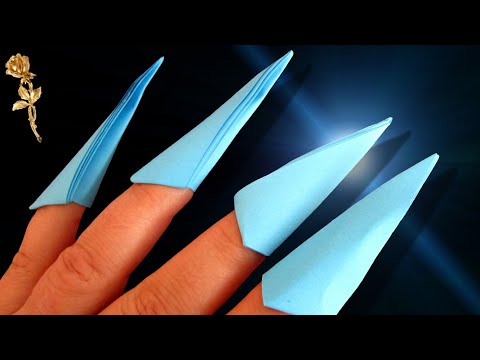 Origami facile : Griffes d'Halloween