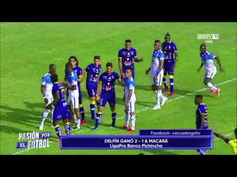 RESUMEN  DELFÍN VS MACARÁ 2-1 SEMIFINAL IDA