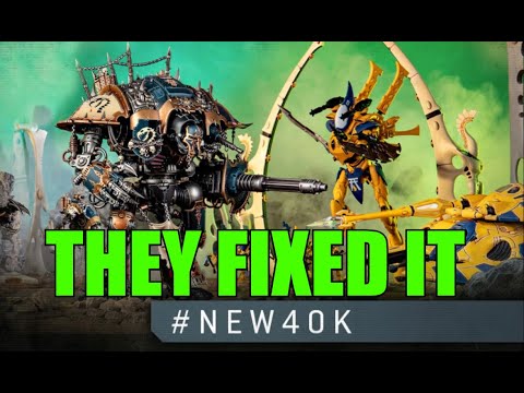 Games Workshop RESTORES Balance to Warhammer 40,000!!! FIXES Aeldari Points & Rules 10th 40,000