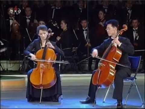[Cello Quartet] "Smuglianka", "Kalinka" {DPRK/Russian Music}