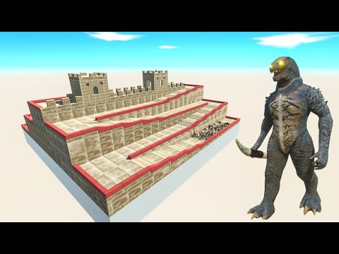 All Unit Escape From Godzilla Human - Animal Revolt Battle Simulator