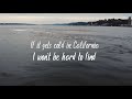 Matt Jordan - COLD IN CALIFORNIA (LYRIC VIDEO)