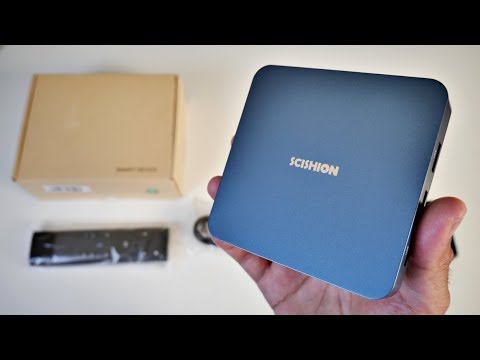 Scishion AI One Android 8.1 TV Box - Glacier Blue ICE - OREO TV BOX