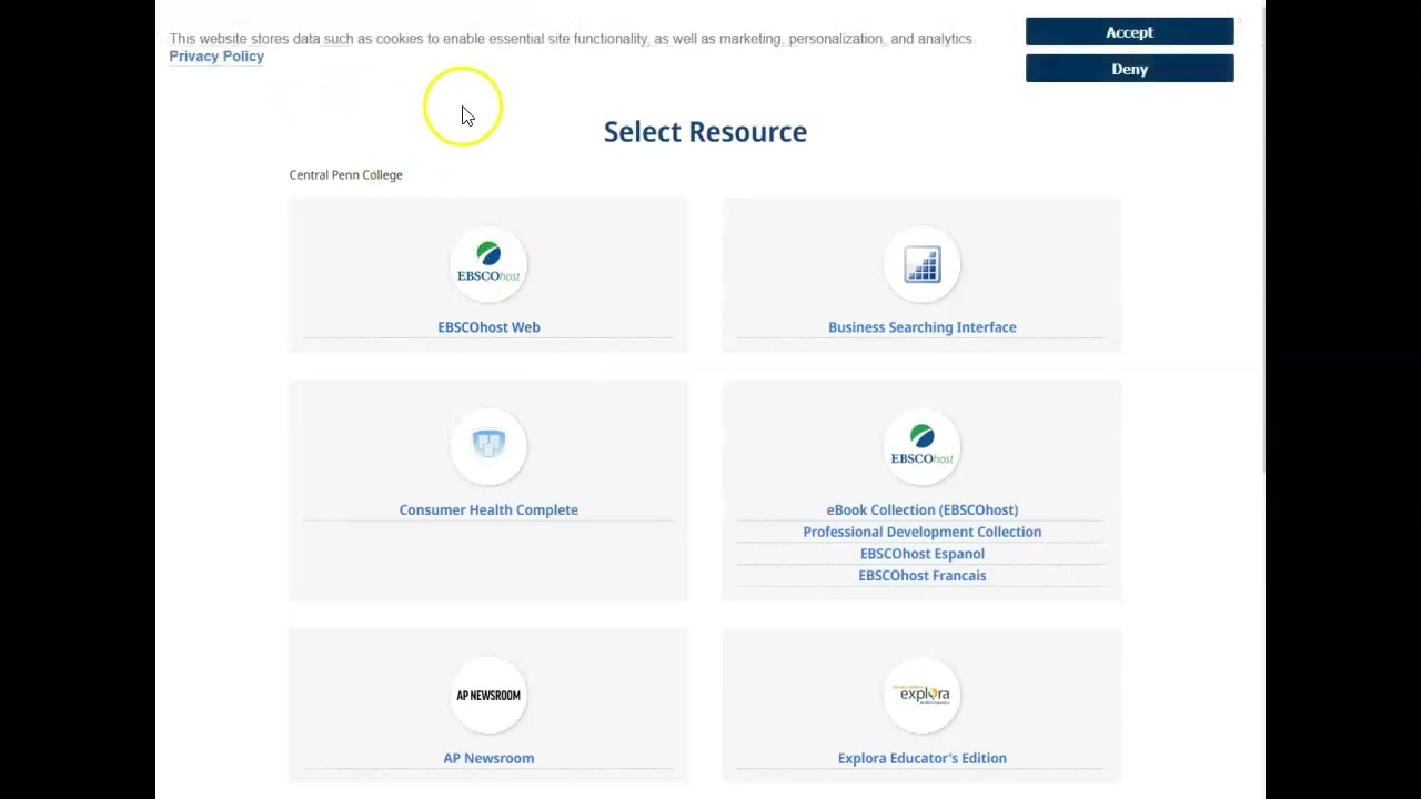 Accessing the Library Online Resources