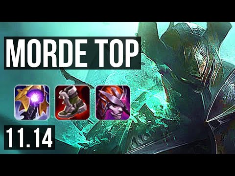 MORDEKAISER vs SHEN (TOP) | Legendary, 12/3/7, 300+ games | NA Diamond | v11.14