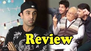 Ranbir Kapoor's Review On Father Rishi Kapoor's Film Kapoor & Sons