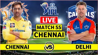 Chennai Super Kings v Delhi Capitals Live Scores | CSK vs DC Live Scores & Commentary | Last 8 Overs
