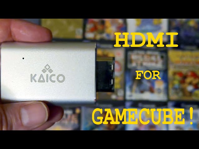 Vídeo relacionado con Kaico Cable Adaptador HDMI para Nintendo Gamecube utilizando el Software GCVideo. Admite duplicación de línea 2X e Incluye Mando a Distancia. Una solución Simple Plug & Play