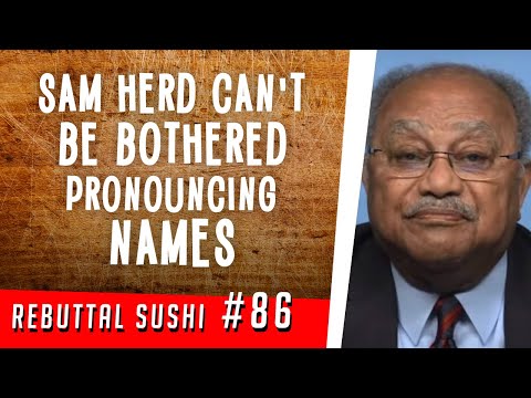 Sam Herd can't be bothered pronouncing names