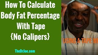 How To Measure & Calculate Body Fat Percentage With Tape Measure Navy Formula At Home. No Calipers