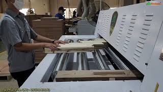 MÁY GIA NHIỆT CÁN VÂN GÕ WOODMASTER, IN VÂN LÊN GỖ TUYỆT ĐẸP WM-600G2