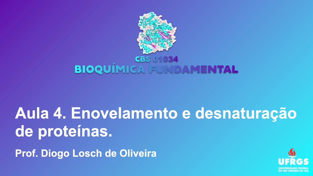 Aula 26.01 - Enovelamento e desnaturação proteícas