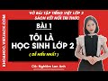 Vở bài tập Tiếng Việt Lớp 2 Bài 1: Tôi là học sinh lớp 2