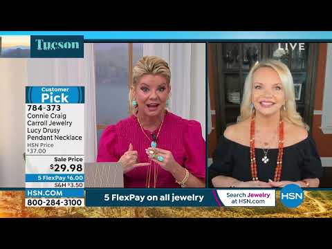 Connie Craig Carroll Jewelry Lucy Drusy Pendant Necklace