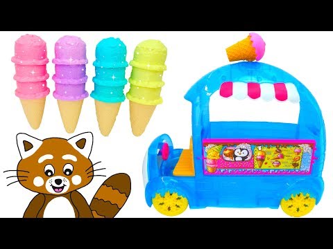 Pukkins Glassbilen - Roliga glassar - Lek och lär med Pukkins