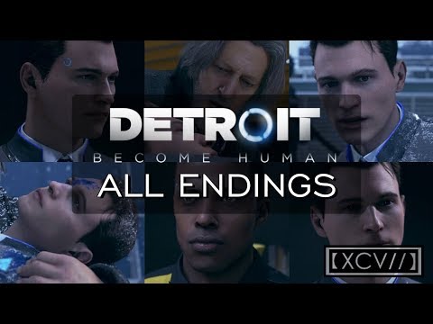 Detroit: Become Human ¦ 'Public Enemy' ALL ENDINGS (PC,PS4) 60fps |【XCV//】