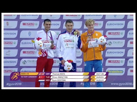European U18 3K Award Ceremony - Gyor, Hungary - July 5, 2018
