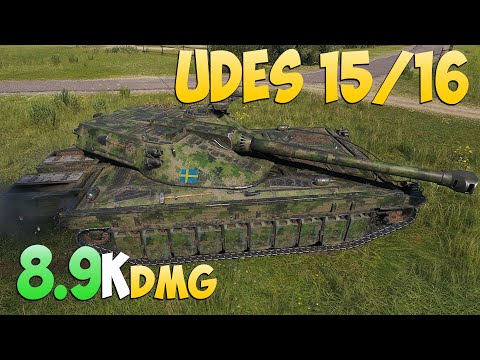 UDES 15/16 - 6 Frags 8.9K Damage - Trembling hands! - World Of Tanks