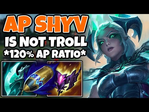 AP SHYVANA MID is NOT TROLL. 120% AP RATIO FIREBALL every 6 SECONDS | 12.23 - League of Legends