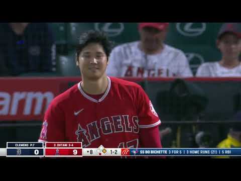 Kody Clemens Strikes Out Shohei Ohtani (Full AB)