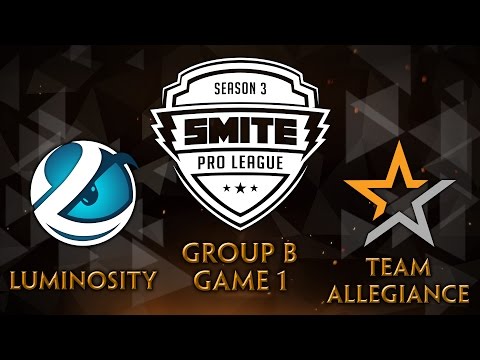 SMITE Pro League Fall Split Group B - Luminosity vs. Team Allegiance  (Game 1)