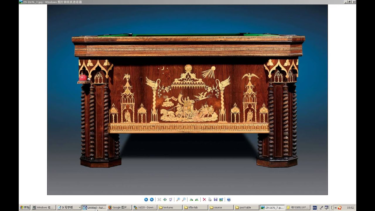 Modeling a Pool Table in 3dsmax 0001