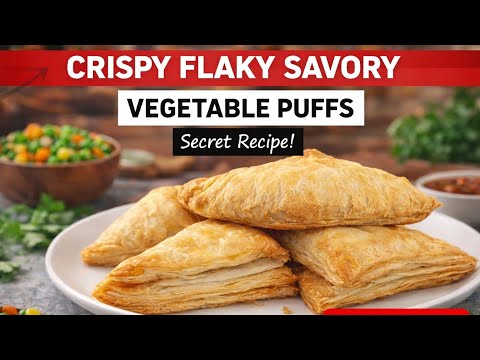 Bakery Style Veg Puff Recipe | Easy Homemade Veg Puffs