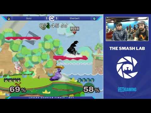 The Smash Lab 121 Losers Quarter Finals - Gunz (Marth) vs Sherbert (Peach)