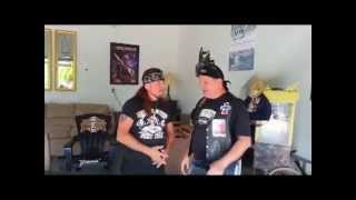 Jimmie Van Zant - Unfinished Life bench made from logs