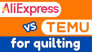AliExpress Quilting Haul - Is It Better Than Temu | Honest Review