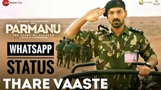 Thare vaste song whatsapp status |thaare vaaste |thare vaste divya kumar |thare vaaste parmanu