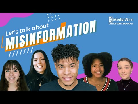 Media literacy masterclass with MediaWise Campus Correspondents